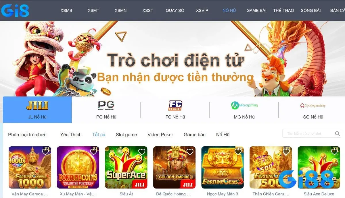 Các trò chơi nổi bật tại Gi88 bạn nên biết