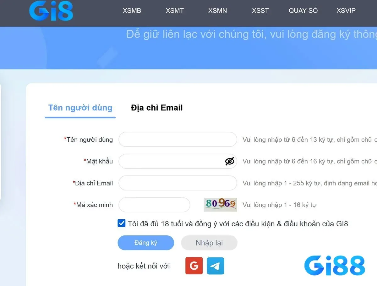 Cách đăng ký nhà cái gi8 ra sao ?