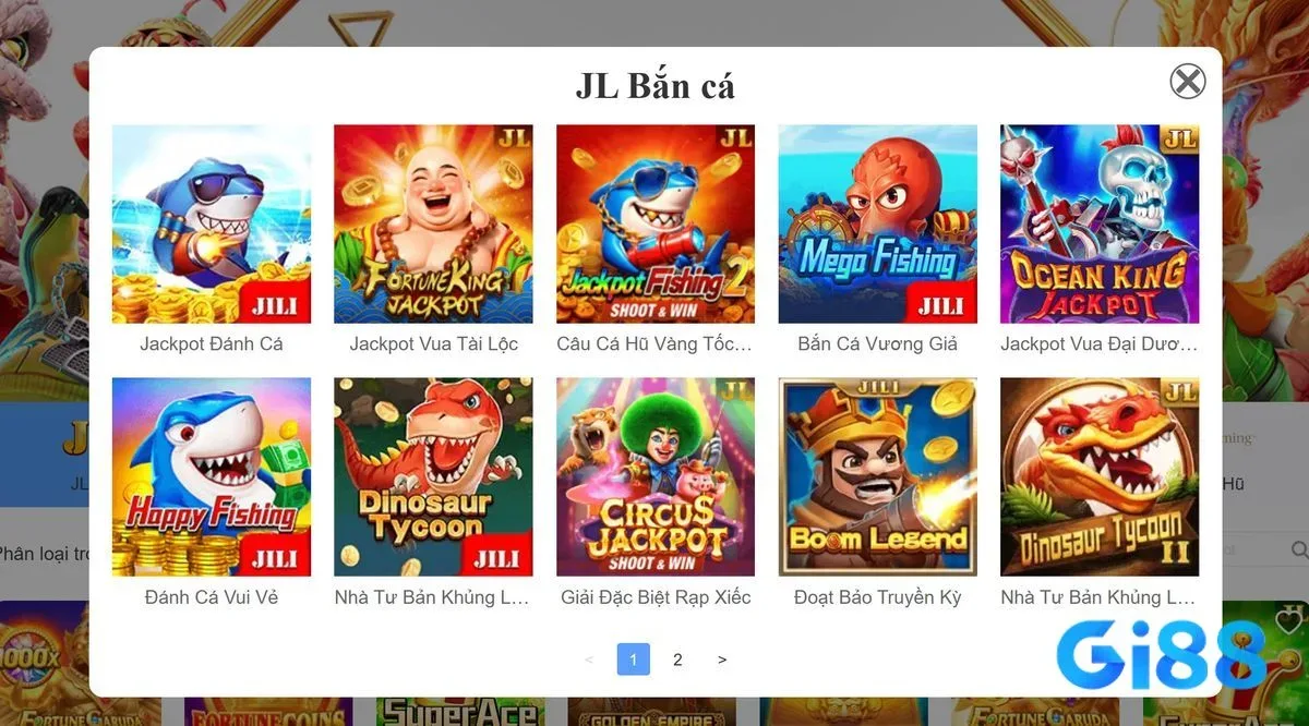 Jackpot bắn cá Gi8 – hướng dẫn 2026
