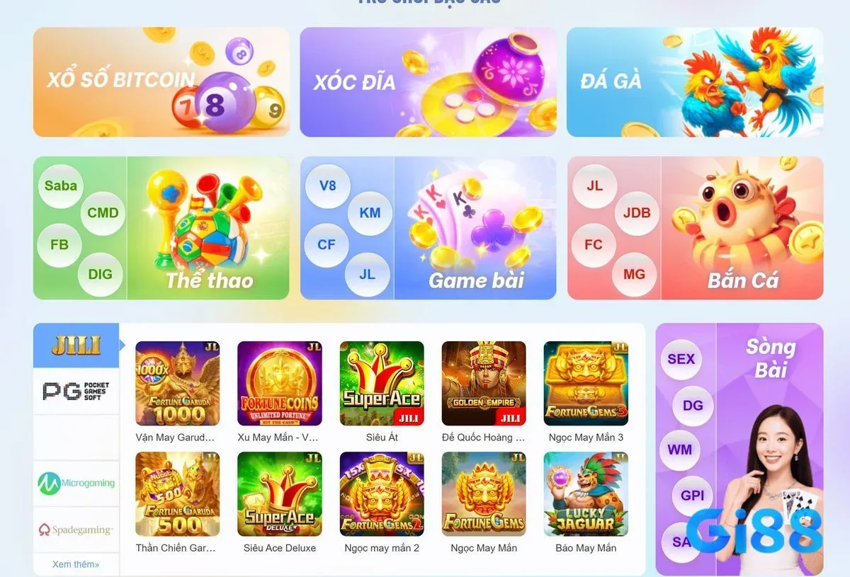 Các trò chơi game bài tại Gi8 ra sao